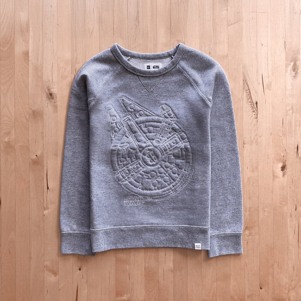 Gap x Star Wars Millennium Falcon Long Sleeve Sweatshirt Boys L